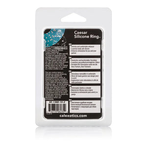 Caesar Silicone Ring - Black - MyPleasure