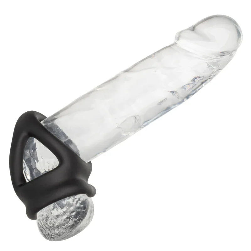 CalExotics Alpha Liquid Silicone Dual Cage & Cock Ring for Men - SE-1492-37-2