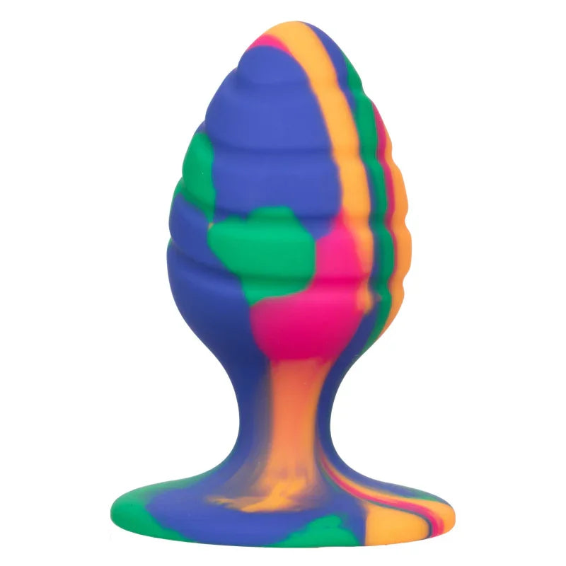 Cheeky Medium Swirl Tie-Dye Plug - MyPleasure