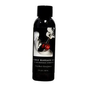 Cherry Edible Massage Oil 2 Oz - MyPleasure