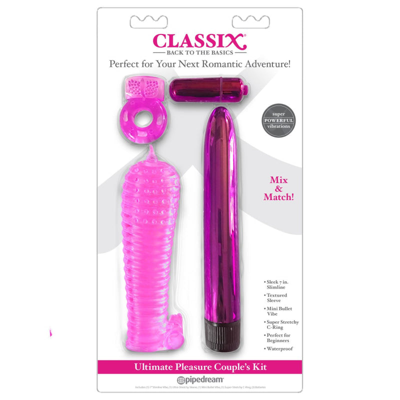 Classix Ultimate Pleasure Couples Kit - Pink