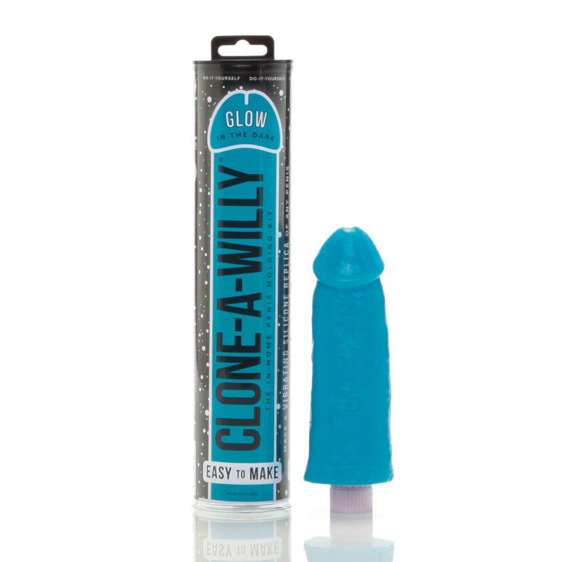 Clone-a-Willy Glow-in-the-Dark Kit - Blue