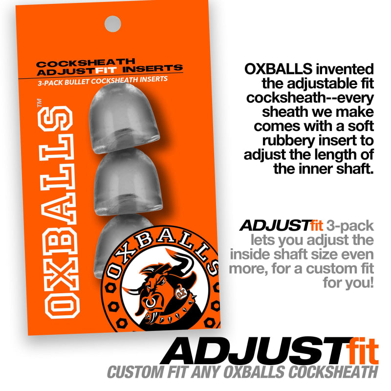 Cocksheath Adjustfit 3 Pack Bullet Inserts