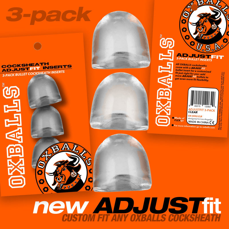 Cocksheath Adjustfit 3 Pack Bullet Inserts