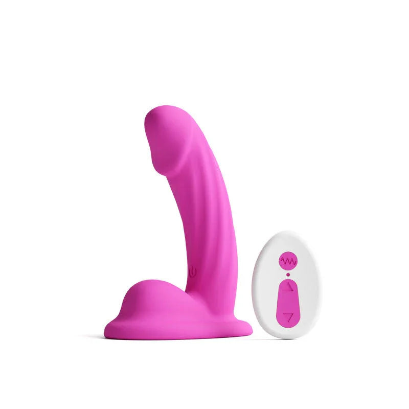 Colours Curve Vibrating 5" Dildo - Pink - MyPleasure
