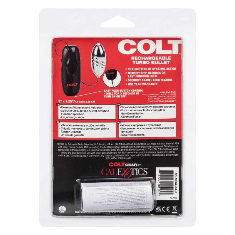 Colt Rechargeable Turbo Bullet - Silver