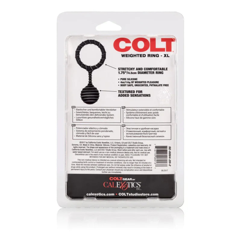 Colt Weighted Ring Xl - MyPleasure