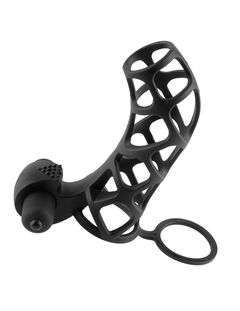 Fantasy X-Tensions Extreme Silicone Power Cage - Black