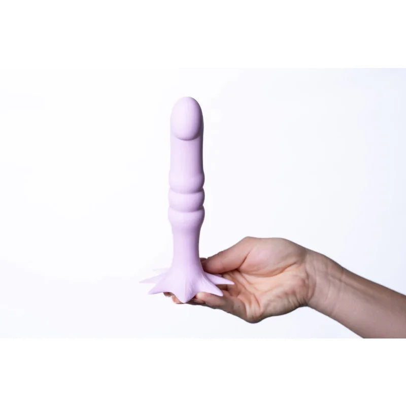 Dazey Cannabis Leaf Dong Purple 420 Series - Pastel Purple - MyPleasure