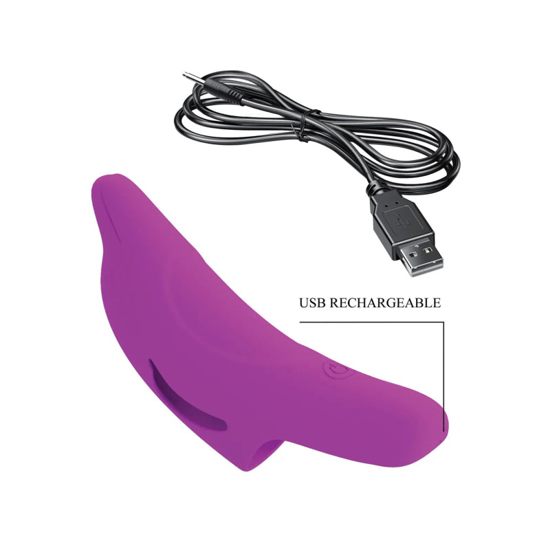 Delphini Dolphin Honey Finger Vibrator - Fuchsia