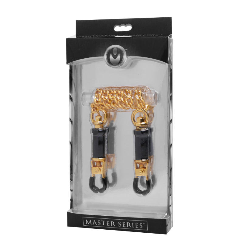 Deluxe Asjustable Nipple Clamps - Gold