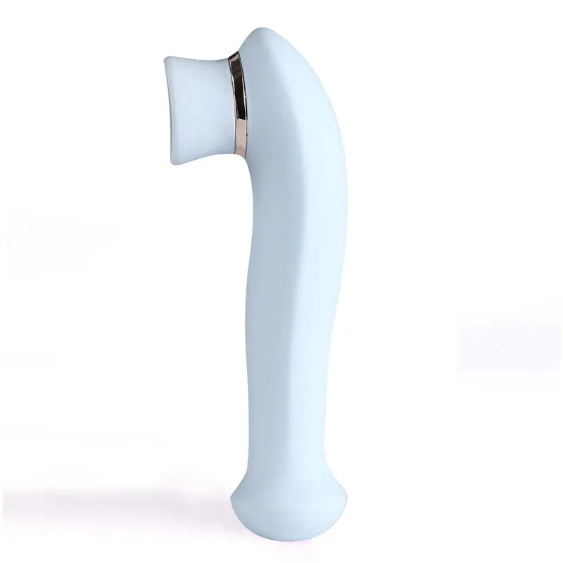 Destiny 15-Function Rechargeable Vibrating - Suction Wand - Blue - MyPleasure