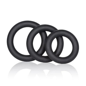 Dr. Joel Kaplan Silicone Support Rings - Black - MyPleasure