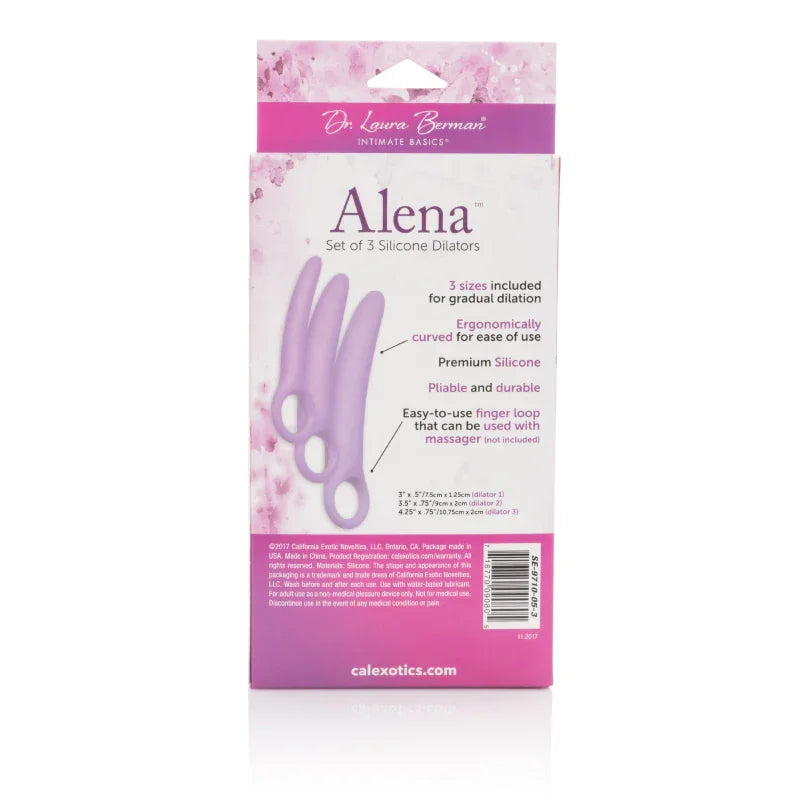 Dr. Laura Berman Alena Set of 3 Silicone Dilators - MyPleasure