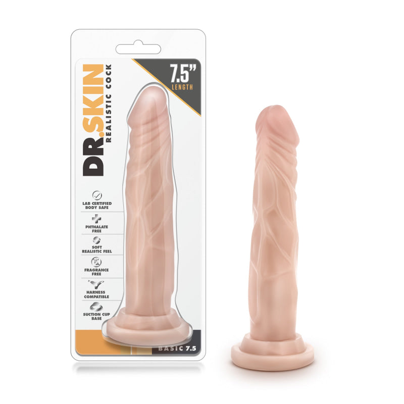 Dr. Skin - Realistic Cock - Basic 7.5 - Beige