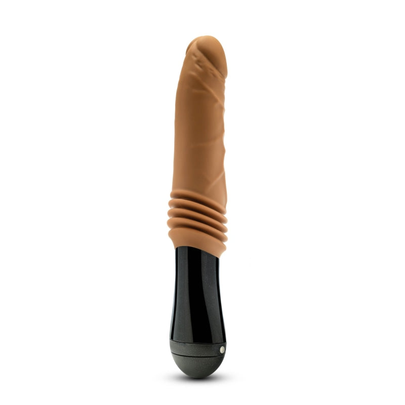 Dr. Skin Silicone - Dr. Arthur - Thrusting  Gyrating Vibrating Dildo - Tan