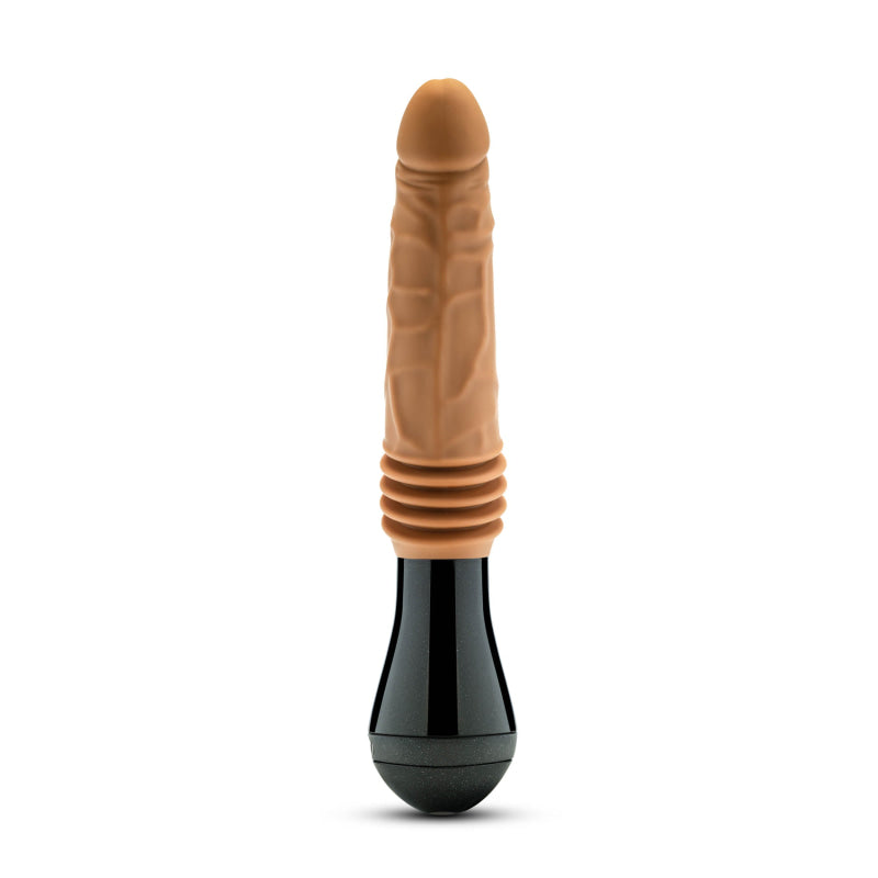 Dr. Skin Silicone - Dr. Arthur - Thrusting  Gyrating Vibrating Dildo - Tan