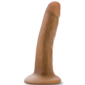Dr. Skin Silicone - Dr. Lucas - 5 Inch Dong With Suction Cup - Mocha