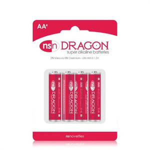 Dragon - Alkaline Batteries - AA - 4 Pack - MyPleasure