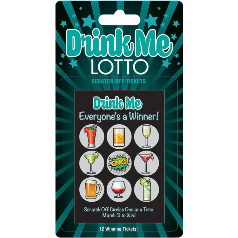 Drink Me Lotto 12 Winning Tickets!