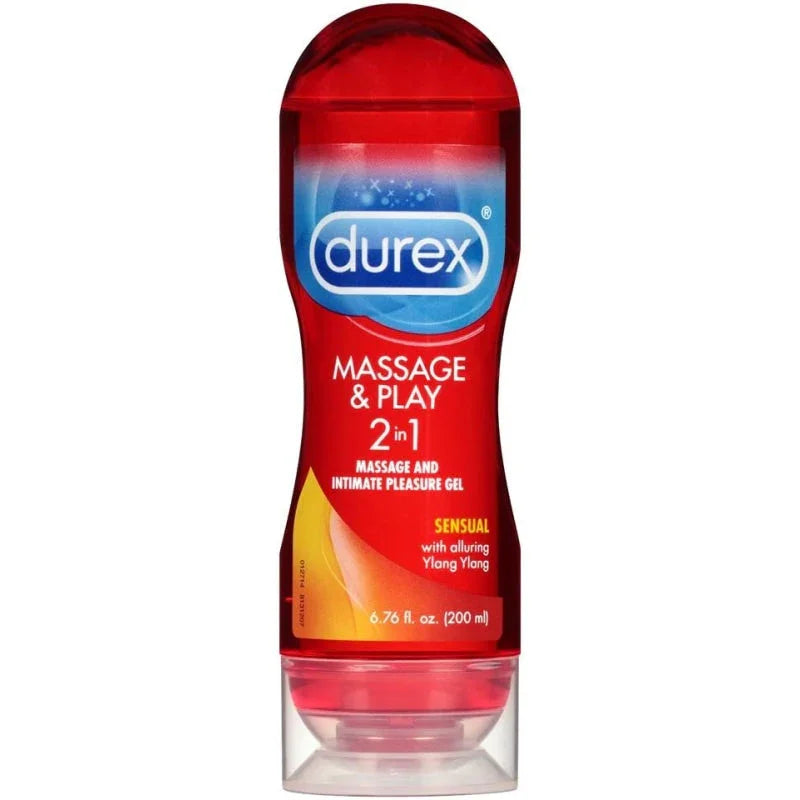 Durex Massage & Play 2 in 1 Sensual Ylang Ylang - 6.76 Fl. Oz. / 200 ml - MyPleasure