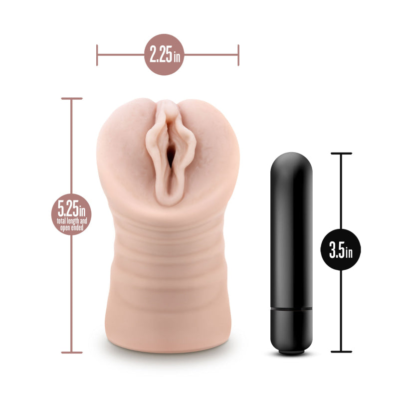 Enlust - Destini - Vibrating Stroker - Beige