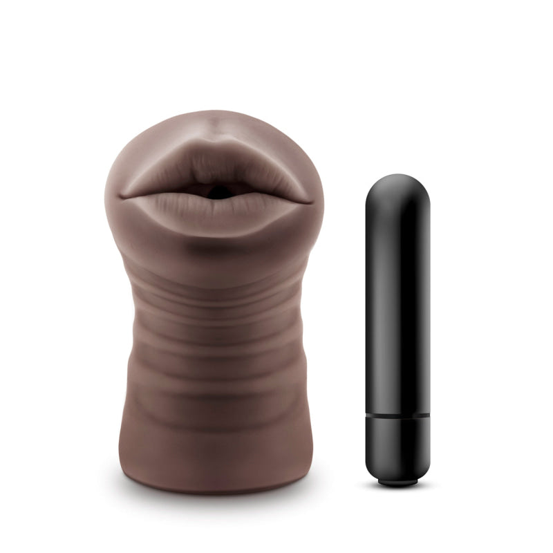 Enlust - Krystal - Vibrating Stroker - Brown