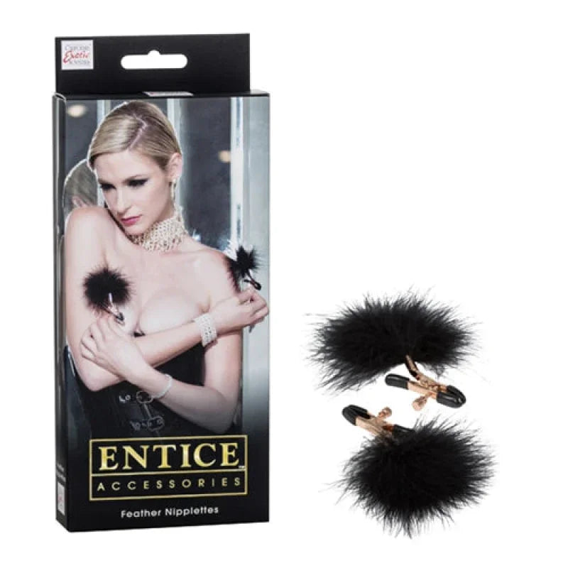 Entice Feather Nipplettes - MyPleasure