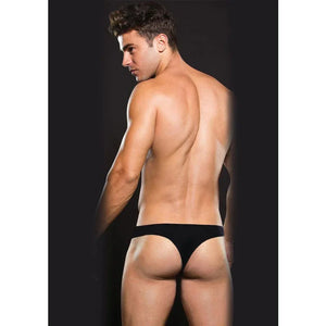Envy Microfiber Thong - Large/xlarge - Black
