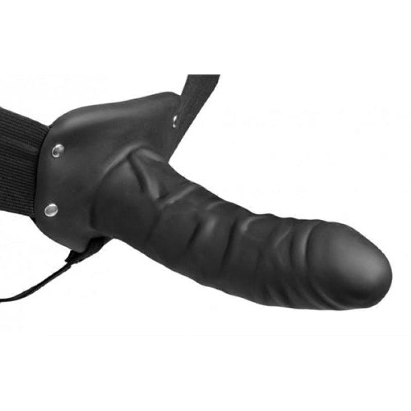 Erection Assist Hollow Strap on - Black