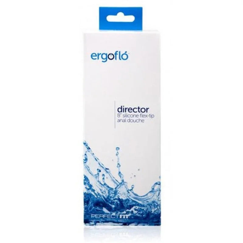 Ergoflo Director 8 Inch Silicone Flex - Tip Anal Douche - MyPleasure