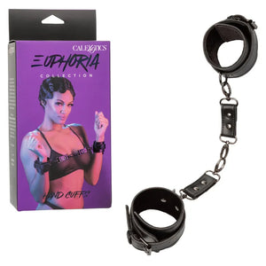 Euphoria Collection Hand Cuffs - Black - MyPleasure