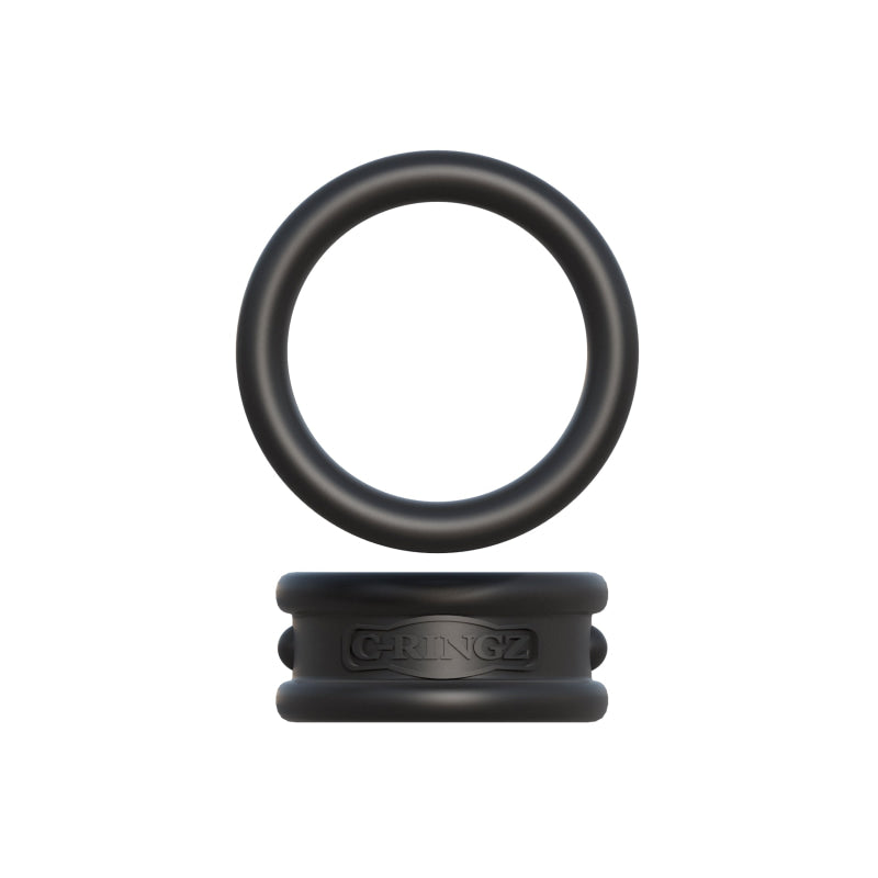 Fantasy C-Ringz Max Width Silicone Rings - Black