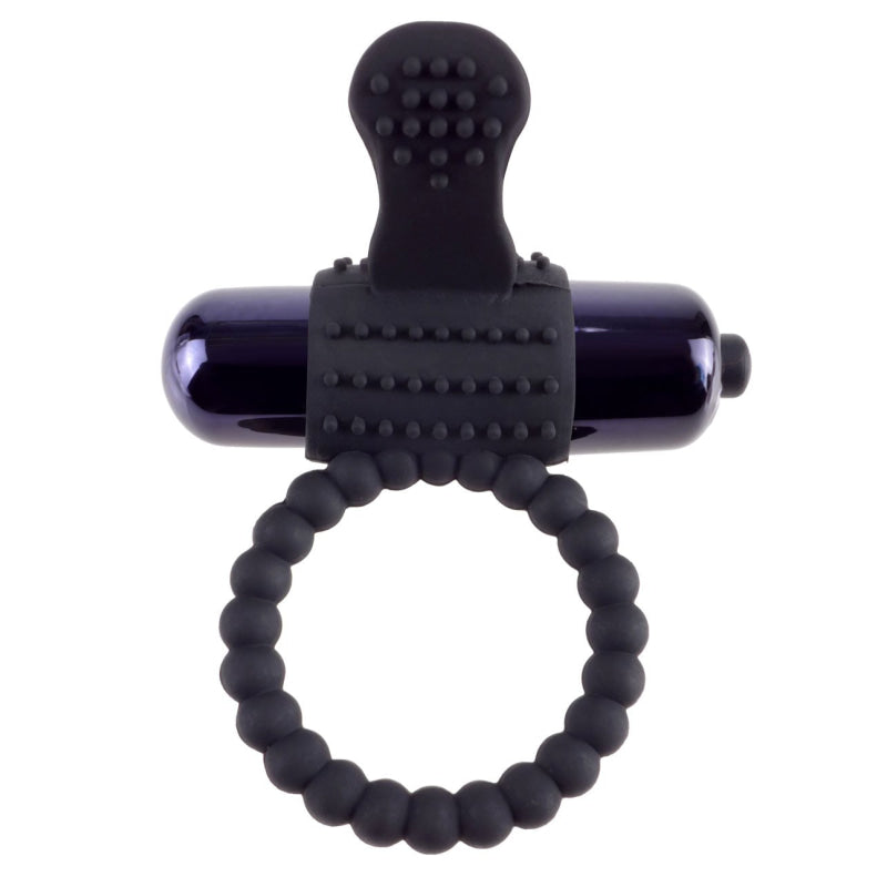 Fantasy C-Ringz Vibrating Silicone Super Ring  Black