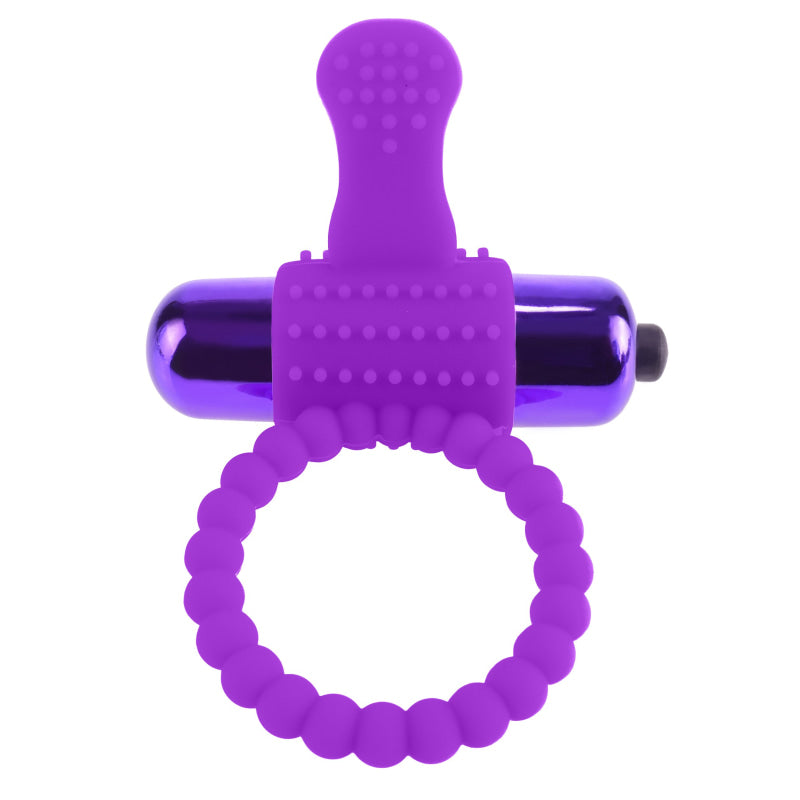 Fantasy C-Ringz Vibrating Silicone Super Ring  Purple