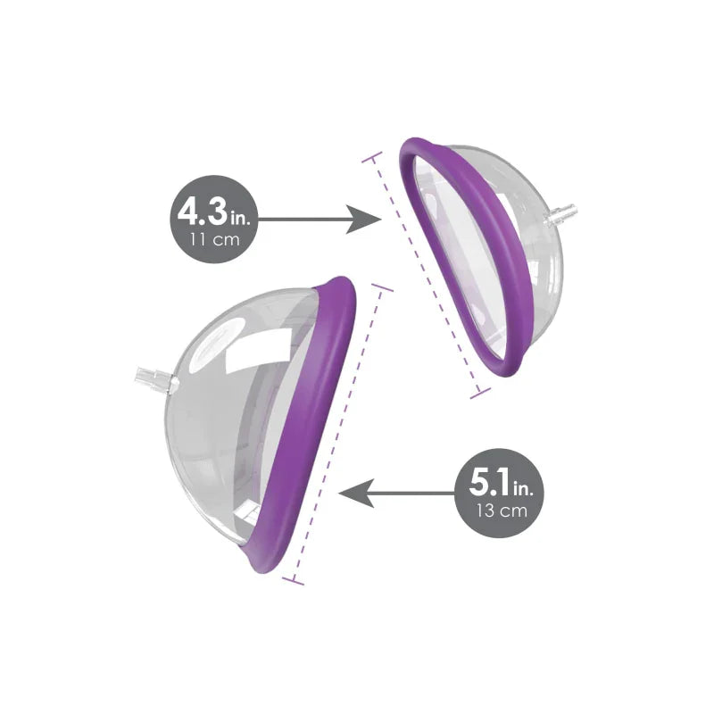 Fantasy for Her Rechargeable Pleasure Pump Kit - Purple