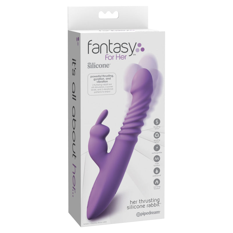 Fantasy for Her Her Thrusting Silicone Rabbit