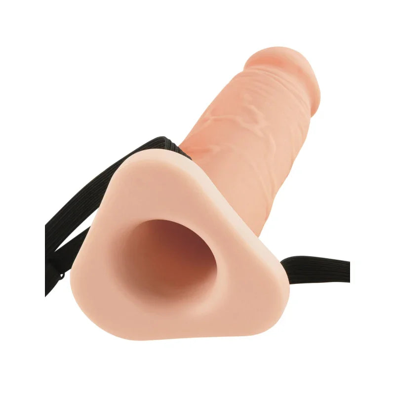 Fantasy X-Tensions 8-Inch Silicone Hollow Extension - Flesh