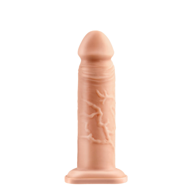 Fantasy X-Tensions 8-Inch Silicone Hollow  Extension - Flesh