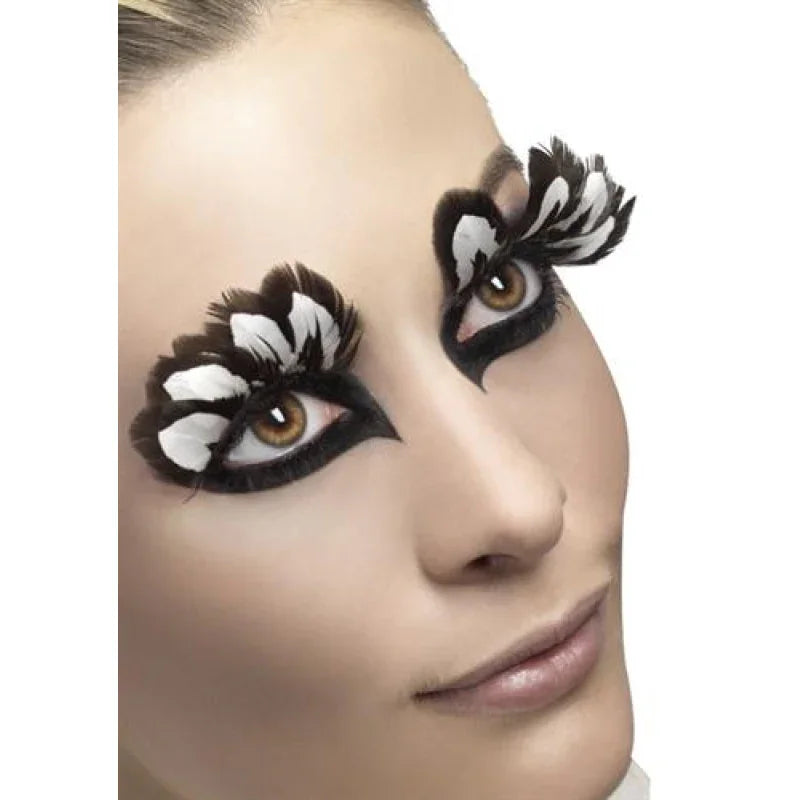 Feather Eyelashes - Brown