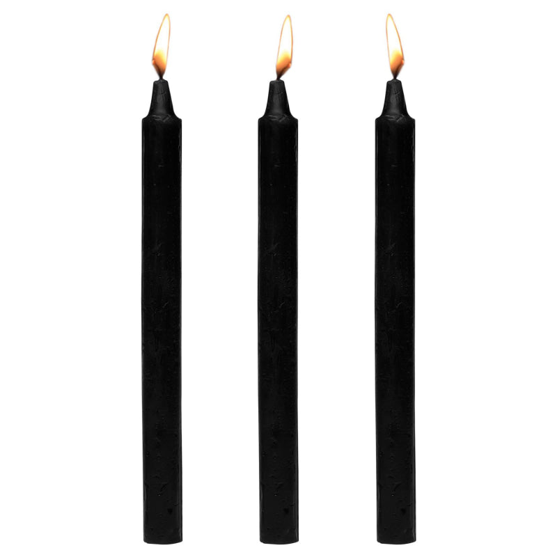 Fetish Drip Candles 3pk - Black