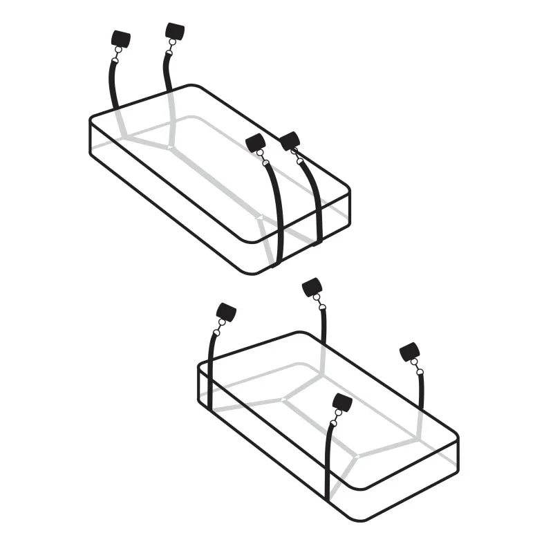 Fetish Fantasy Limited Edition Wraparound Matress Restraints - MyPleasure