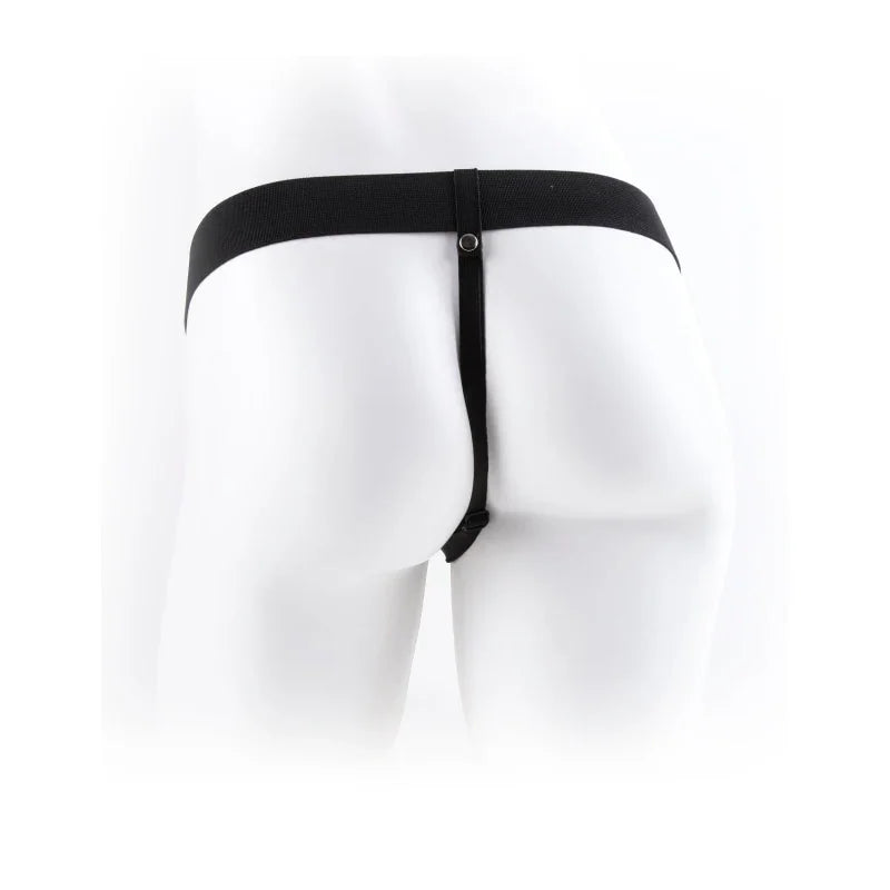 Fetish Fantasy Series 11-Inch Vibrating Hollow Strap-on - Flesh