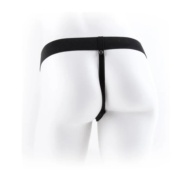 Fetish Fantasy Series 7-Inch Vibrating Hollow Strap-on With Balls