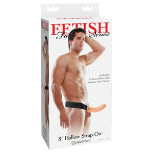 Fetish Fantasy Series 8" Hollow Strap-on - Flesh - MyPleasure