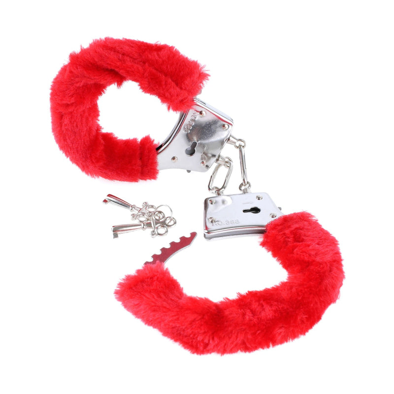 Fetish Fantasy Series Beginner's Furry Cuffs - Red