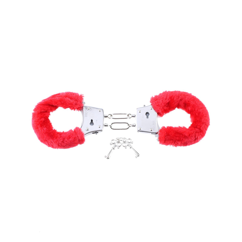 Fetish Fantasy Series Beginner's Furry Cuffs - Red