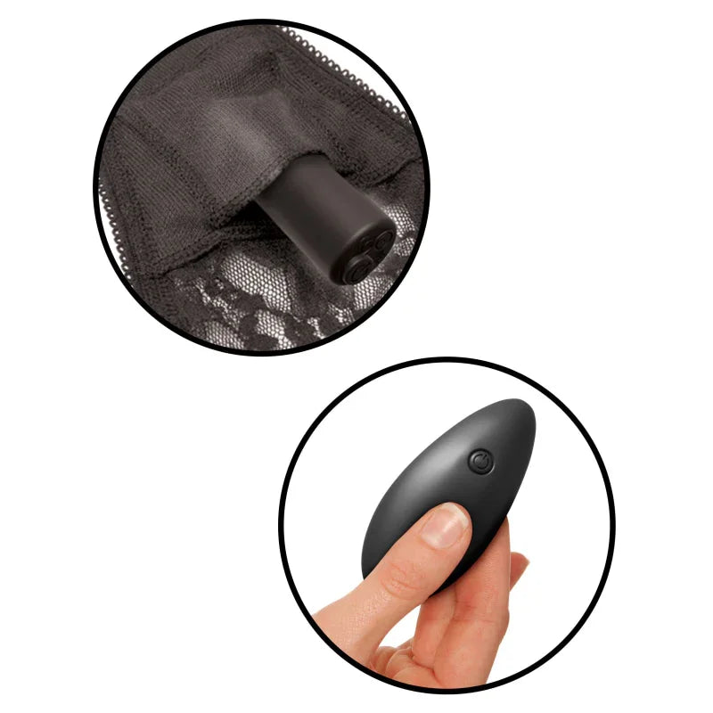 Fetish Fantasy Series Date Night Remote Control Panties - Black