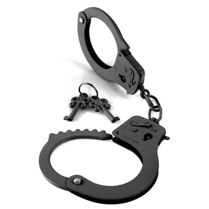 Fetish Fantasy Series Designer Metal Handcuffs - Black - MyPleasure