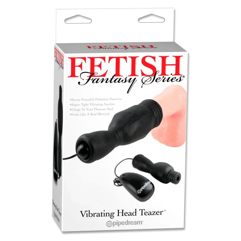 Fetish Fantasy Series Vibrating Head Teazer - Black